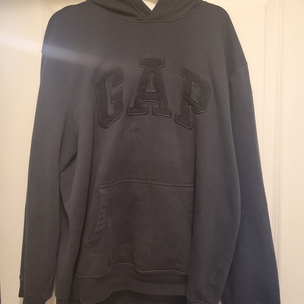 Gap Mens Black Sweatshirt Hoodie Size XL